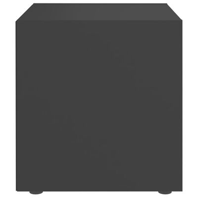 vidaXL TV-bänk grå 37x35x37 cm konstruerat trä