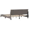 vidaXL Bed Frame without Mattress "Hanko" Taupe 180x200cm Fabric