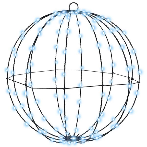 vidaXL Ball 2 pcs Kallvit 40,5 x 40,5 x 42 cm Metall