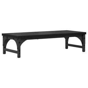 vidaXL Monitorst&auml;ll Svart ek 55 x 23 x 14 cm Konstruerat tr&auml;