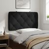vidaXL Headboard Cushion Black 80 cm Velvet
