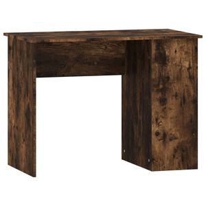 vidaXL Skrivbord r&ouml;kf&auml;rgad ek 100x55x75 cm konstruerat tr&auml;