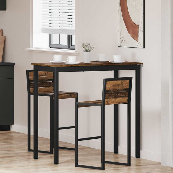 vidaXL Matbord Konstruerat tr&auml;