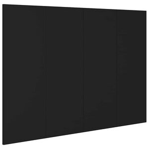 vidaXL S&auml;nggavel svart 120x1,5x80 cm konstruerat tr&auml;