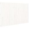 vidaXL V&auml;ggmonterad huvudgavel vit 185x3x110 cm massiv furu