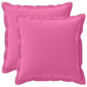 vidaXL Kudd&ouml;verdrag 2 st HOUTEN Rosa 30 x 30 cm Polyester