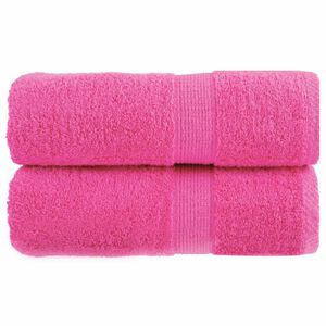 vidaXL Premium Tv&auml;tthanddukar SOLUND 2 st rosa 30x30 cm 600 gsm