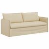 vidaXL Soffa 2 pcs Kr&auml;m 196 x 82 x 85 cm tyg