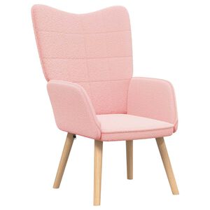 vidaXL f&aring;t&ouml;lj Rosa 62 x 67 x 95,5 cm Sherpa tyg