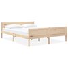 vidaXL S&auml;ngram utan madrass massiv furu 160x200 cm