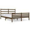 vidaXL S&auml;ngram massiv furu 140x190 cm honungsbrun
