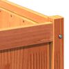 vidaXL Odlingsl&aring;dor 2 st vaxbrun massiv furu