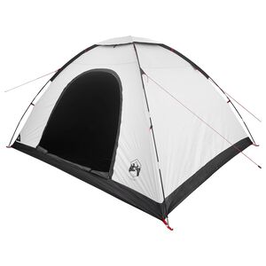 vidaXL Campingt&auml;lt 6-personers Vit Blackout