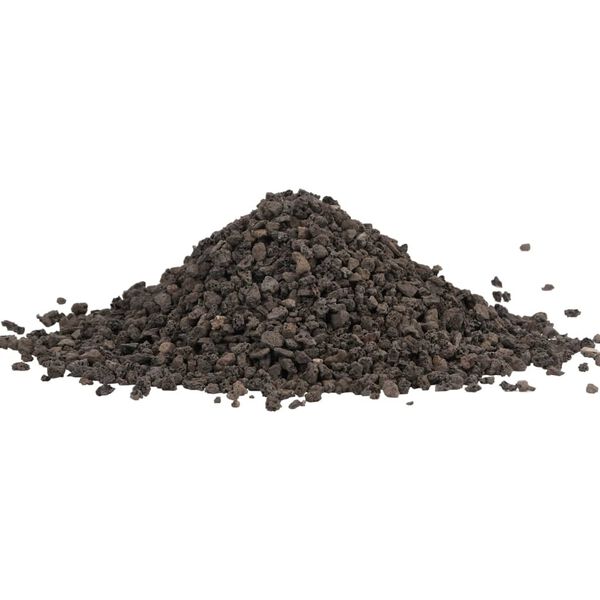 vidaXL Basaltgrus 10 kg svart 5-8 mm