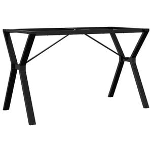 vidaXL Bordsben f&ouml;r matbord Y-ram 120x60x73 cm st&aring;l