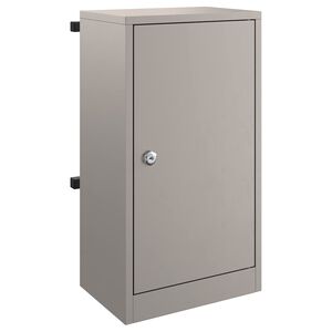 vidaXL brevl&aring;da med lagring Rostig 30 x 20 x 55 cm V&auml;derbest&auml;ndig st&aring;l