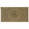 vidaXL Omr&aring;desmatta Svart 60 x 110 cm Jute