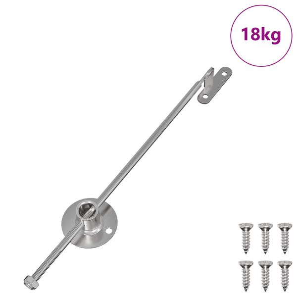 vidaXL Dragst&aring;ngsg&aring;ngj&auml;rn 439 pcs Silver J&auml;rn