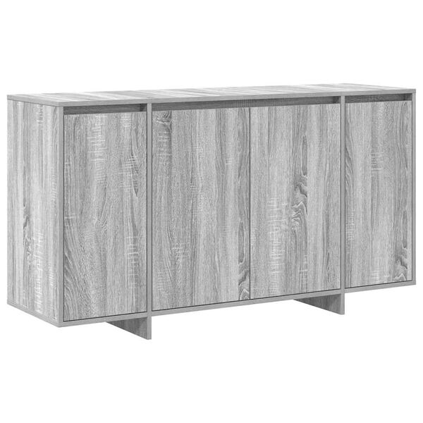 vidaXL Sideboard Gr&aring; Sonoma 135 x 41 x 75 cm Konstruerat tr&auml;