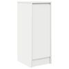 vidaXL Sk&auml;nk vit 29,5x34x76 cm konstruerat tr&auml;
