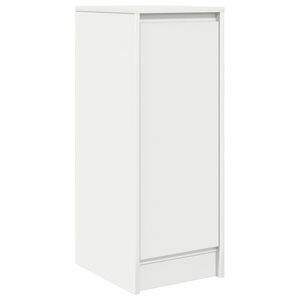 vidaXL Sk&auml;nk vit 29,5x34x76 cm konstruerat tr&auml;