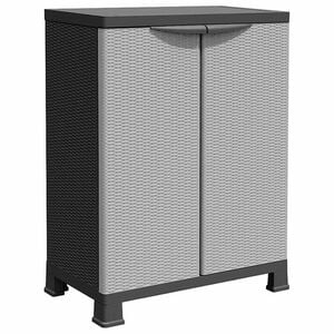 vidaXL Plastsk&aring;p 68x39x92 cm rottingutseende