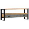 vidaXL TV-b&auml;nk 130x30x50 cm massivt mangotr&auml;