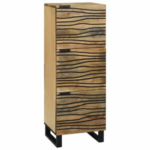 vidaXL Highboard Brun 40 x 33 x 110 cm massivt mangotr&auml;