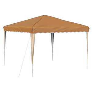 vidaXL Pop-up Partyt&auml;lt 288 x 288 x 245 cm Beige Oxford Tyg