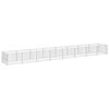 vidaXL Hundg&aring;rd silver 8 m&sup2; st&aring;l