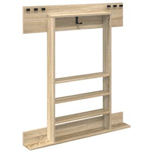 vidaXL Biljardk&ouml;st&aring;ng Konstruerat tr&auml; 93 x 12 x 103 cm Sonoma-ek