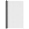 vidaXL Insektsn&auml;t glasfiberplast 80x500 cm svart