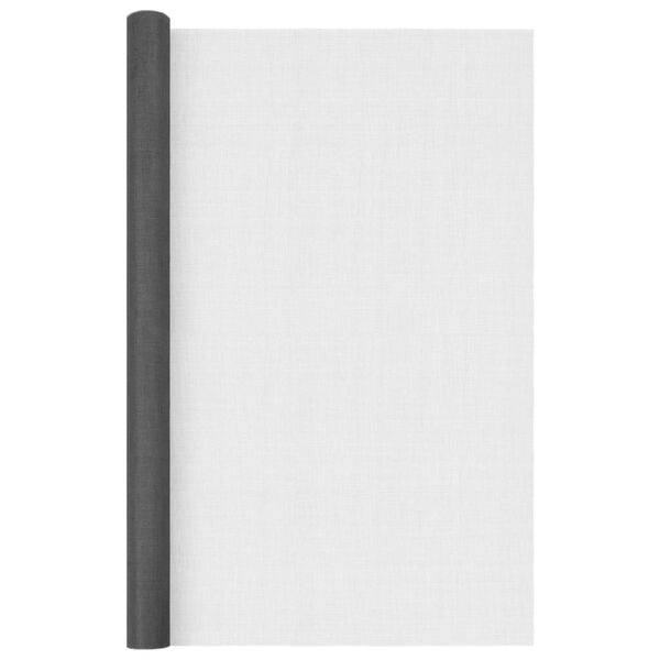 vidaXL Insektsn&auml;t glasfiberplast 80x500 cm svart