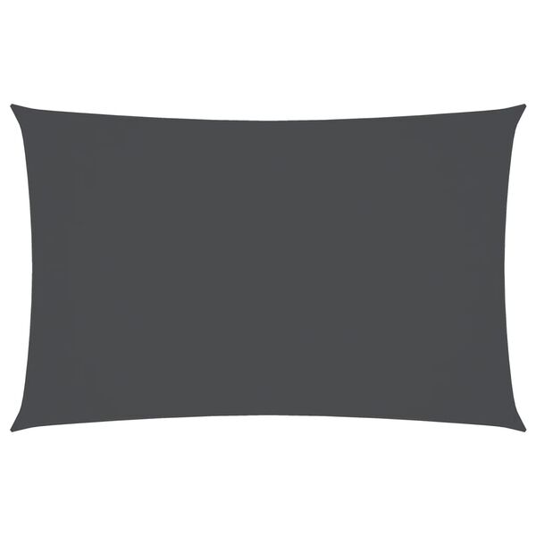 vidaXL Solsegel oxfordtyg rektangulärt 3,5x5 m antracit