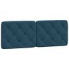 vidaXL Bed with Mattress Blue 140x200 cm Velvet
