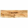 vidaXL Bordsskiva 110x40x3,8 cm levande kant massivt grovt mangotr&auml;