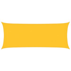vidaXL Solsegel 160 g/m&sup2; rektangul&auml;r gul 2x4,5 m HDPE