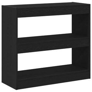vidaXL Boksk&aring;p 2 niv&aring;er 2 st 80 x 30 x 72 cm Konstruerat tr&auml; Svart Ek