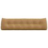vidaXL Ryggkudde Brun 180 x 24 x 50 cm Sammet