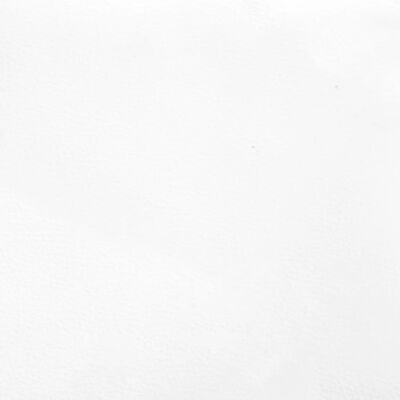 vidaXL Sängram med huvudgavel vit 90x190 cm konstläder