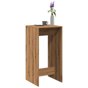 vidaXL Barbord artisian-ek 51x50x103,5 cm konstruerat tr&auml;