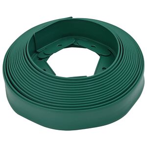 vidaXL Gr&auml;skanter Gr&ouml;n 3000 x 4 x 5 cm Plast