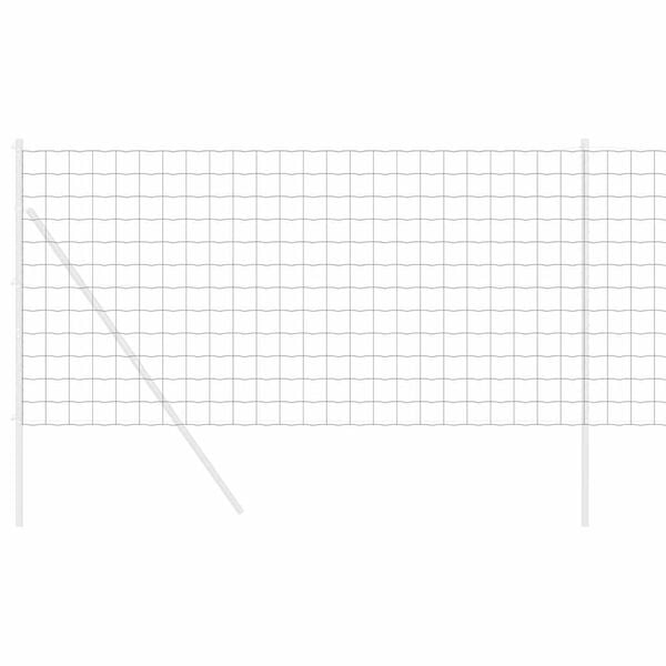 vidaXL Hexagonstängsel Silver 1,4 x 10 m Galvaniserat stål