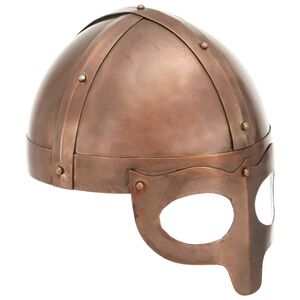 vidaXL Vikingahj&auml;lm f&ouml;r LARP koppar st&aring;l