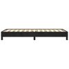 vidaXL Sängram utan madrass svart 100x200 cm sammet