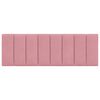 vidaXL Headboard Cushion "Hanko" Pink 120 cm Velvet