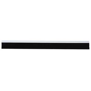 vidaXL Sj&auml;lvh&auml;ftande d&ouml;rrborstlist 2 st Vit 100 cm Aluminiumlegering