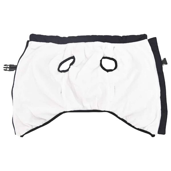 vidaXL Hundt&auml;cke med sele vattent&auml;t reflex marinbl&aring; L68