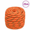vidaXL B&aring;tlina orange 20 mm 25 m polypropylen