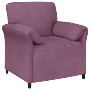 vidaXL En-sitssoffa Lila 88 x 83 x 95 cm Sammet
